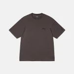 STUSSY LAZY TEE FADED BLACK