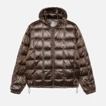 Stussy Midweight Hooded Puffer Brown