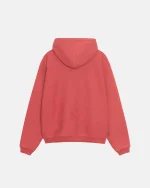 STUSSY RELAXED HOODIE INTERNATIONAL WASHED RED - Image 2