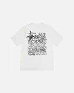 STUSSY CALIFORNIA GROWN TEE PIGMENT DYED NATRUAL