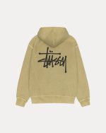 Basic STÜSSY Pigment Dyed Zipper Hoodie - Image 2