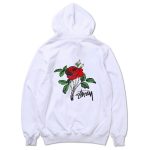 Stussy Hoodie Rose White