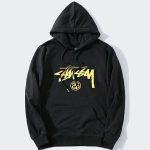 Stussy Hoodie Black Parade Gold Lettered Logo