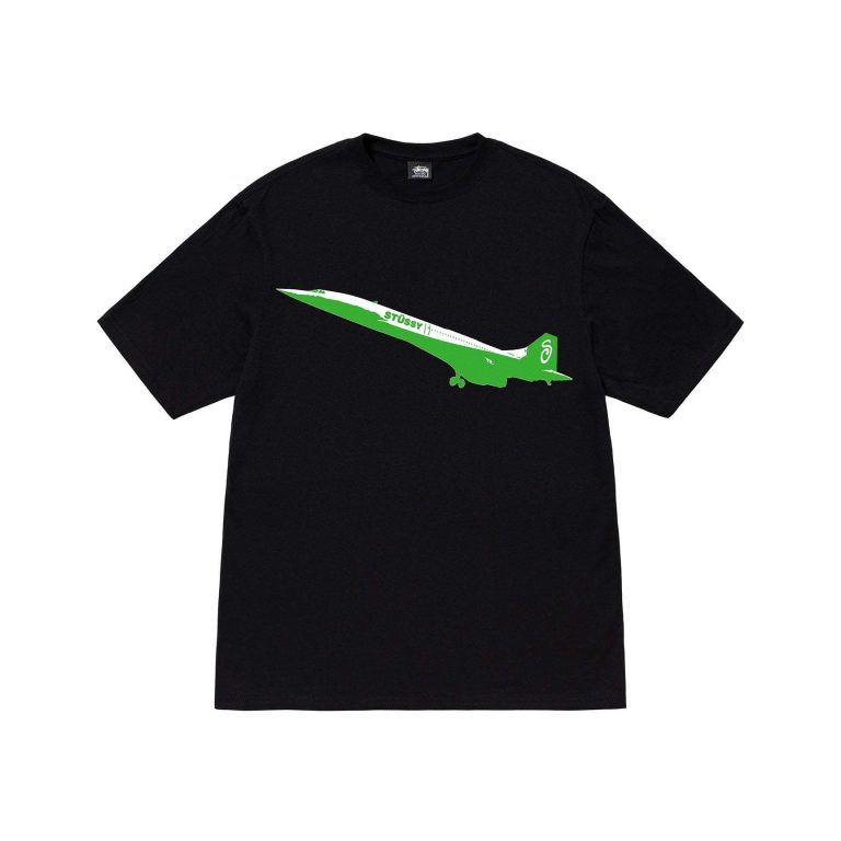 97e030d0-2e11-4099-84d0-5c0485b0f8f7-1-768x768-1.jpeg Stussy T-Shirt Black Plane - Image 1