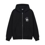Stussy Regal Crown Zip Hoodie Black