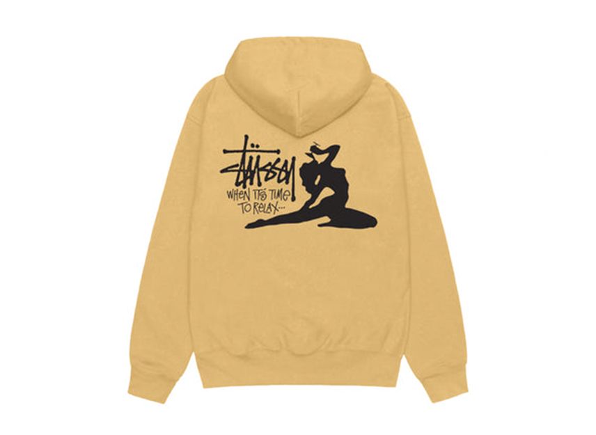 Stussy-Relax-Hoodie-Curry.jpg Stussy Relax Hoodie Curry - Image 1