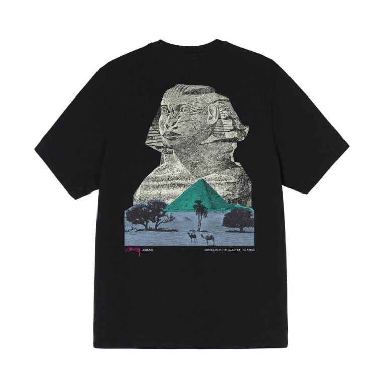 Stussy-T-Shirt-Black-Egypt.jpeg Stussy T-Shirt Black Egypt - Image 1