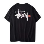 Stussy T-Shirt Black White Red C
