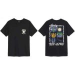Stussy T-Shirt Fast Travel In The Desert Black