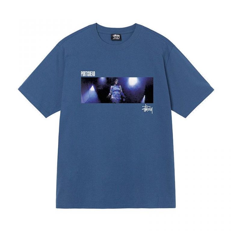 Stussy-T-Shirt-Puppet-Dummy-Dark-Blue.jpeg Stussy T-Shirt Puppet Dummy Dark Blue - Image 1