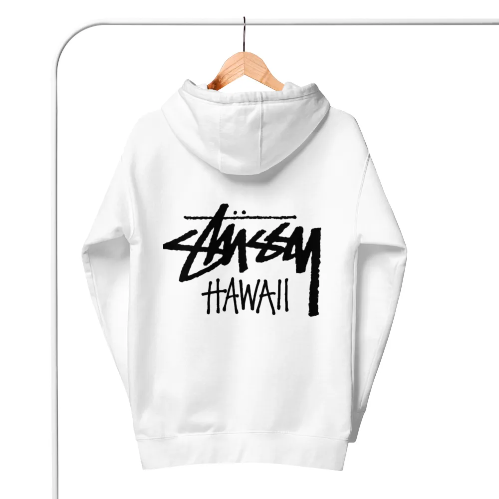 Unisex-Stussy-Hawaii-Hoodie-White.webp Unisex Stussy Hawaii Hoodie White - Image 1