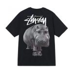 Stussy T-Shirt Black Hippo