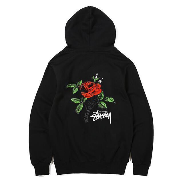 b9c6b510-8d20-463c-bf76-de31ad1bcdc7.a.jpeg Stussy Hoodie Rose Black - Image 1